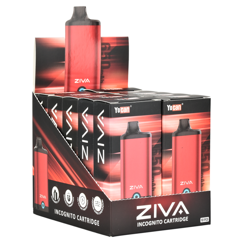 Yocan Ziva VV Auto-Draw 510 Battery | 650mAh | 10pc Display
