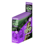 Zig Zag Hemp Wraps 2-Pack in Purple Packaging with Flavoring for Dry Herbs, Front View