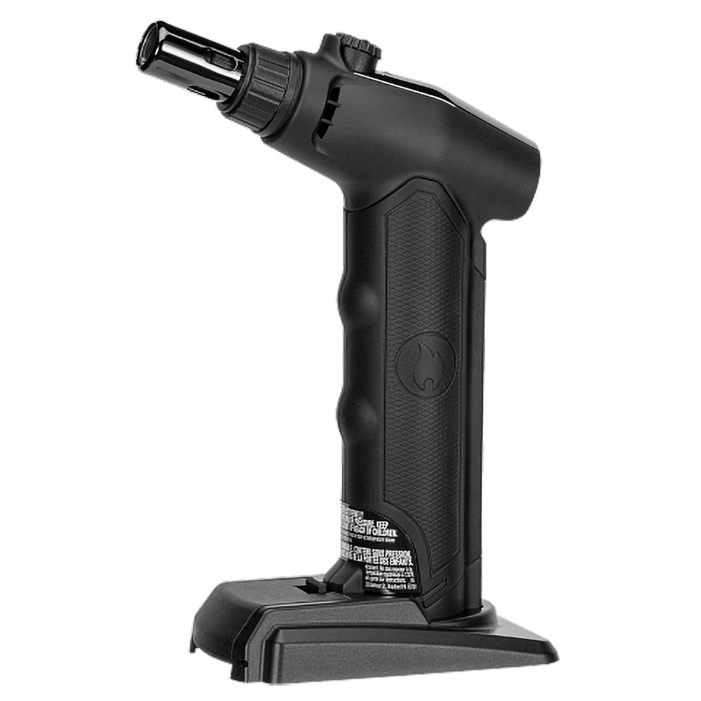 Zippo Multi-Purpose Torch Lighter, Black, Portable Design, Ideal for Dab Rigs and Pipes, Front View