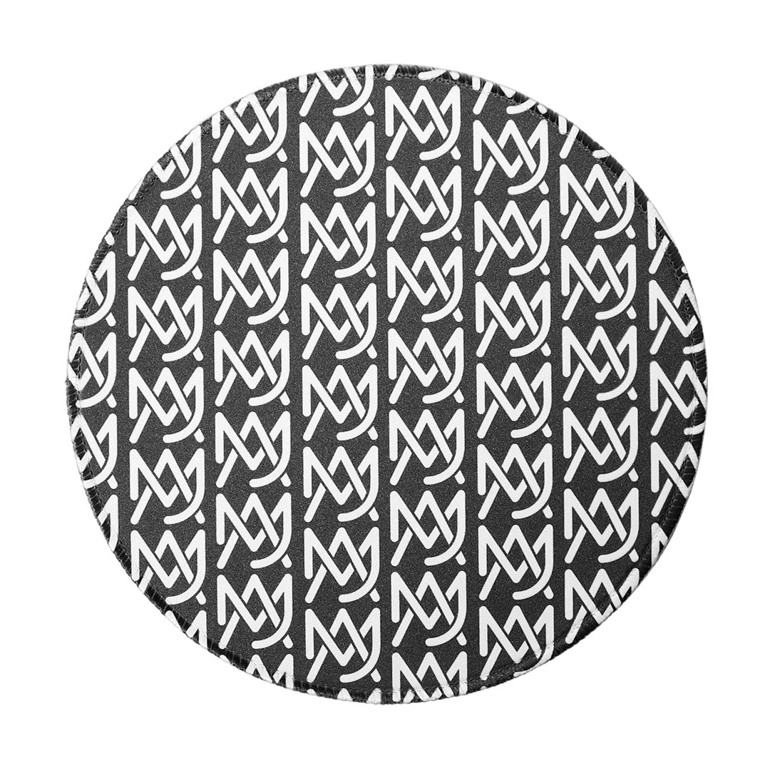 MJ Arsenal 9" Starry Night Dab Mat, heat resistant vinyl, top view on white background