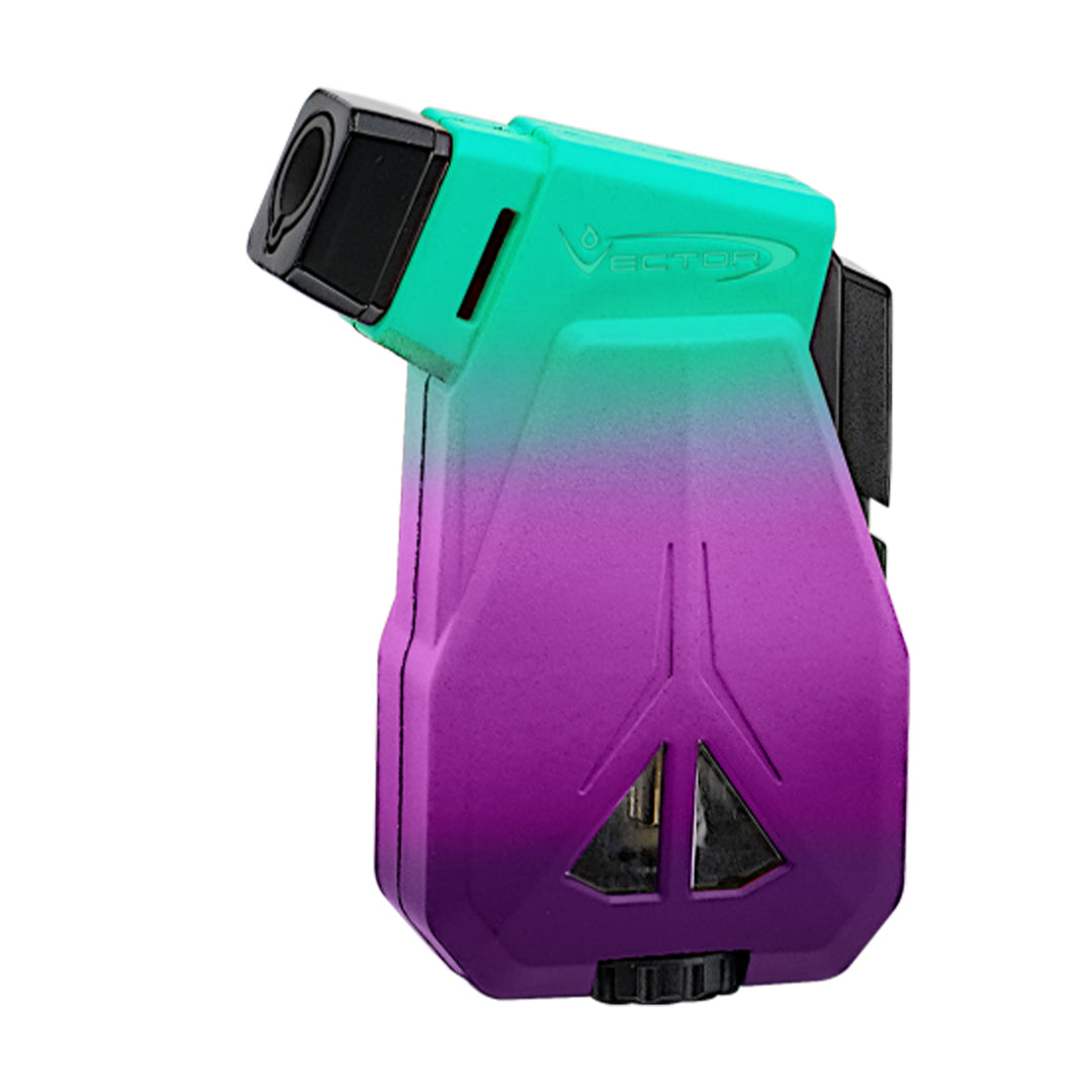 Vector Speed Mini Torch in Prizm Rainbow Fade - Compact & Wind-Resistant, Front View