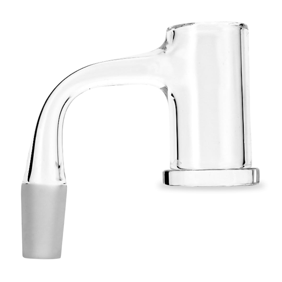 Blue Blood Full Weld Quartz Banger - Clear, Front View, for Dab Rigs