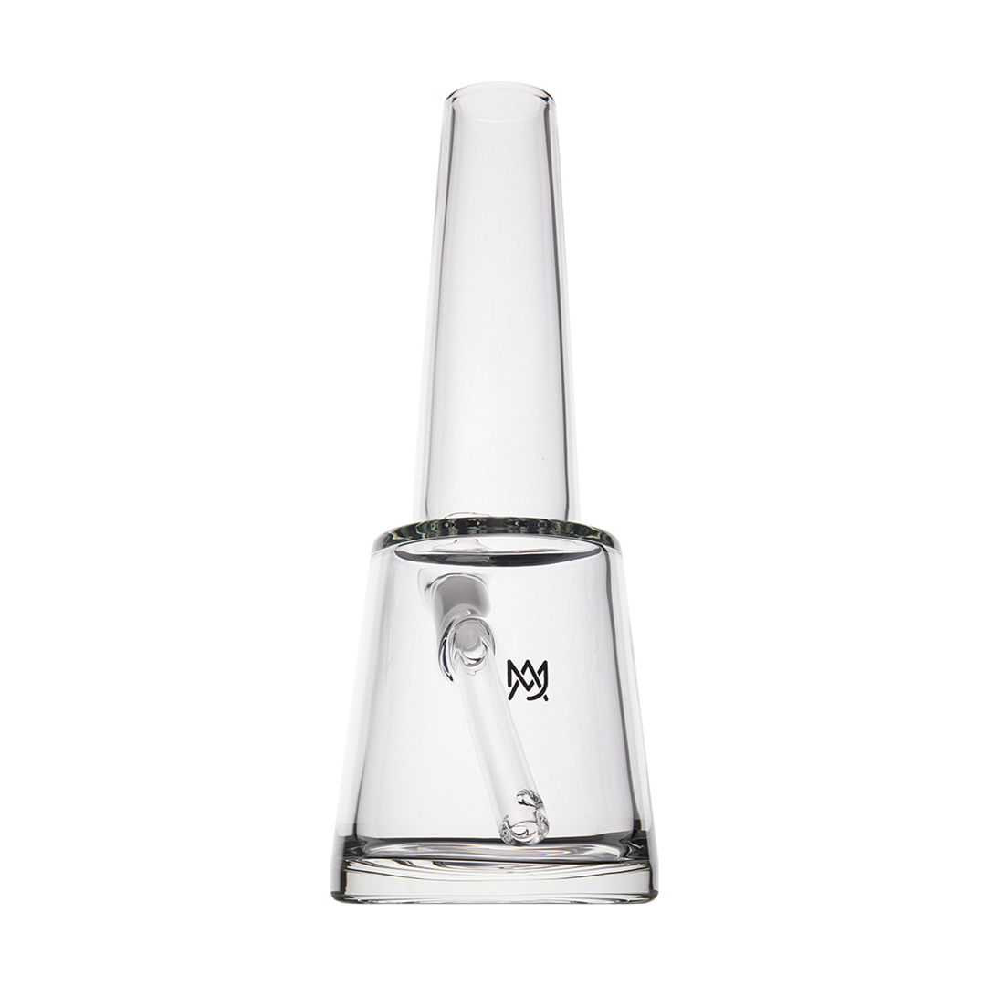 MJ Arsenal Summit Premium Glass Bong with Sturdy Base and Clear 14mm Joint - Front View