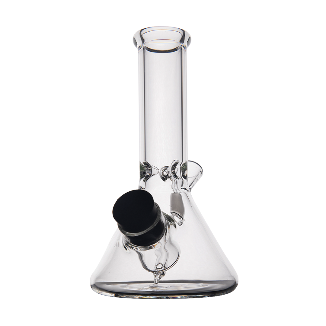 MJ Arsenal Cache Bong - Clear Beaker Design with 45 Degree Joint - Front View