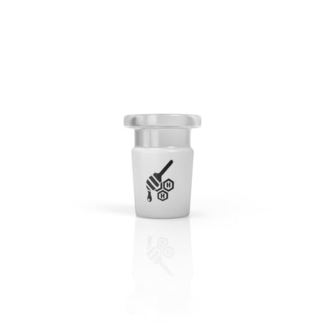 Honeybee Herb Glass Reducer 14M to 18M, front view on seamless white background