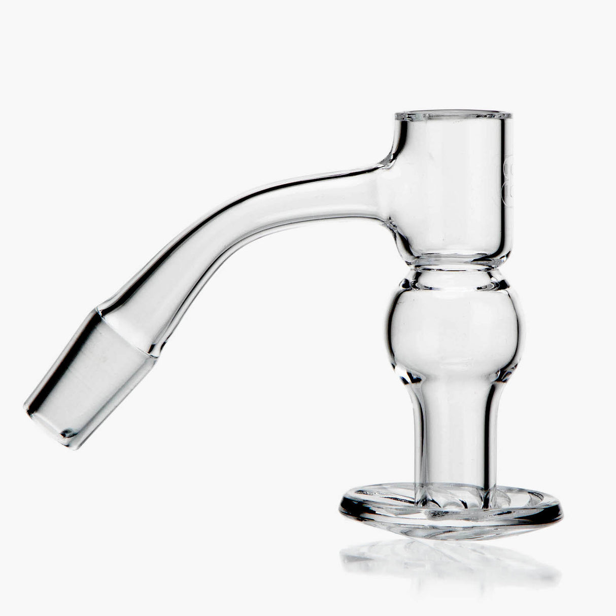 PILOTDIARY Blender Terp Slurper Banger - Clear Glass, Angled View