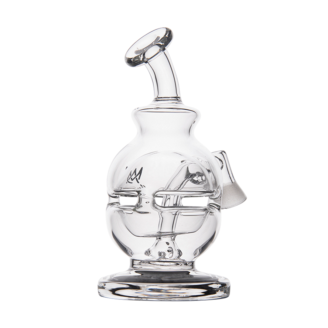 MJ Arsenal Royale Vape Edition Mini Dab Rig - Clear Glass Front View