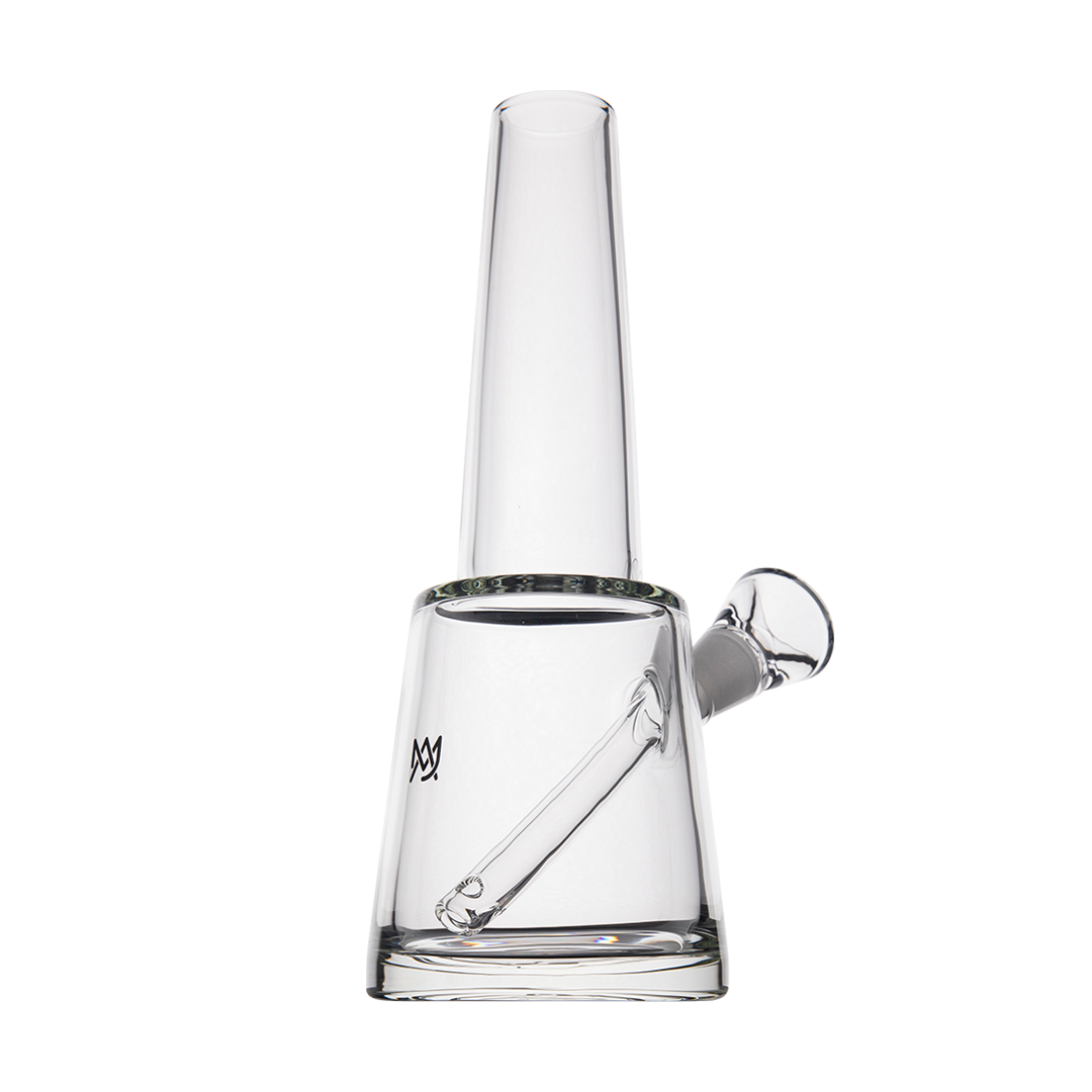 MJ Arsenal Summit Glass Bong with 14mm Joint - Clear Borosilicate - Front View