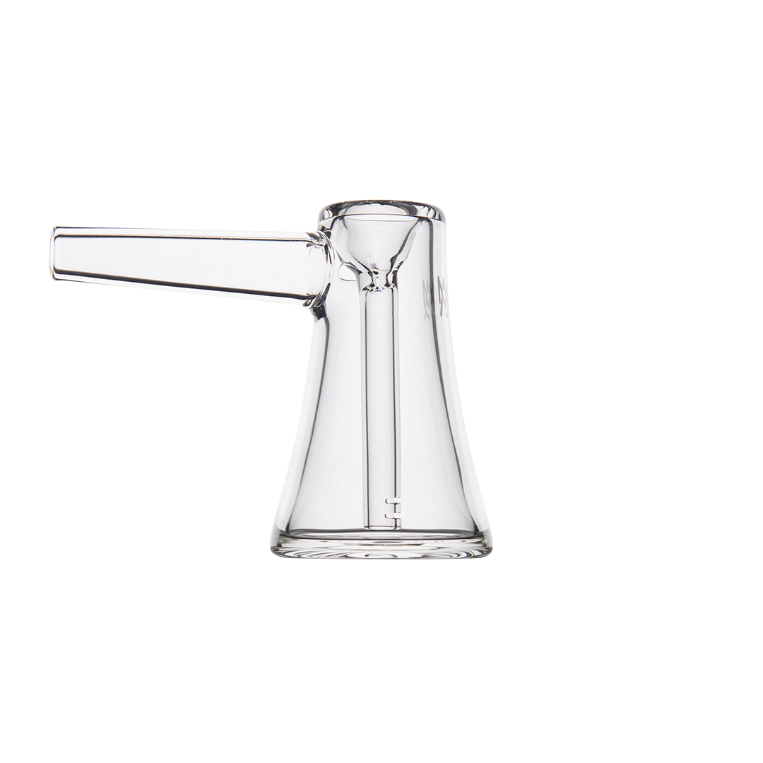 MJ Arsenal Vulkan Bubbler - Clear Glass Compact Side View