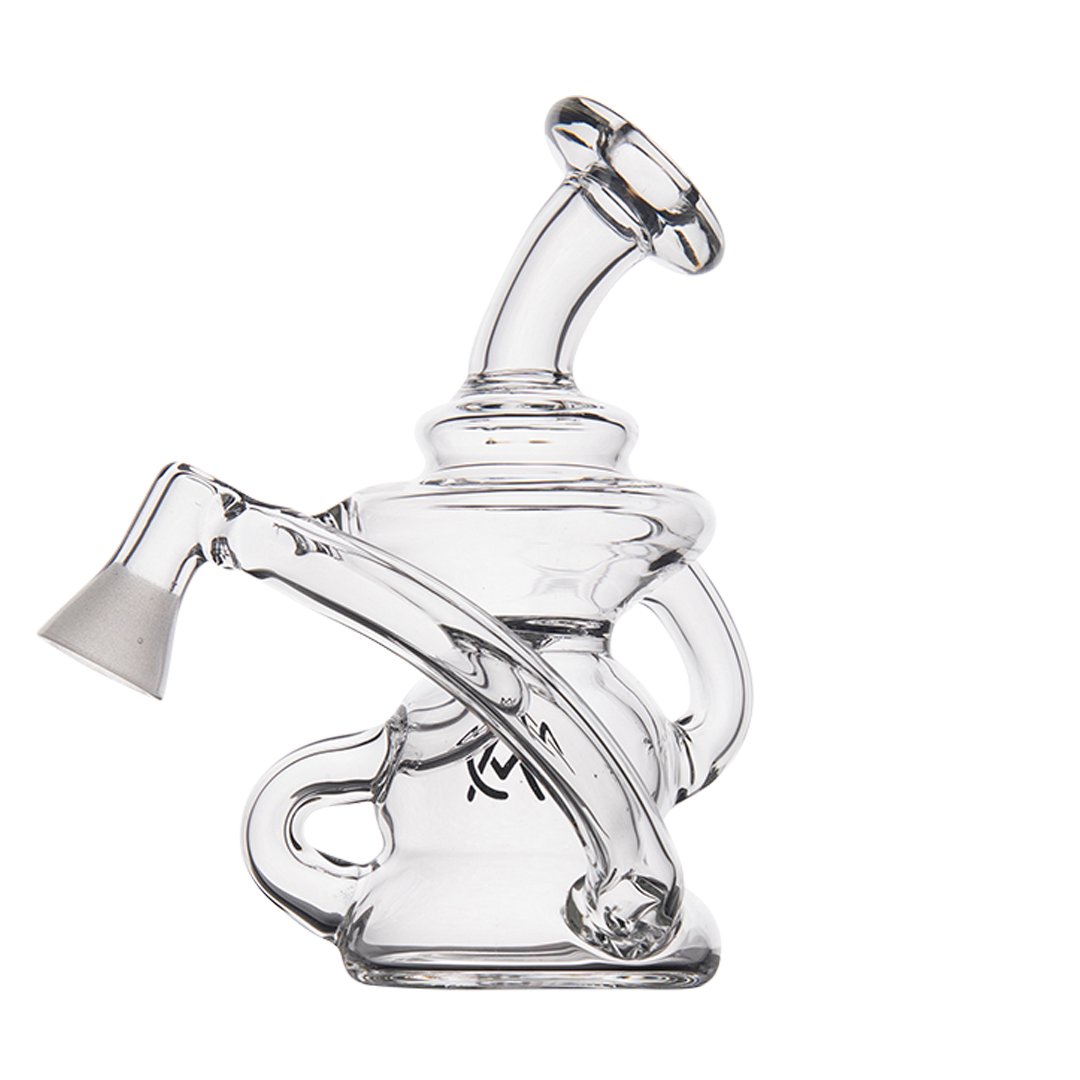 MJ Arsenal Hydra Vape Edition - Compact Clear Glass Dab Rig with Side Percolator