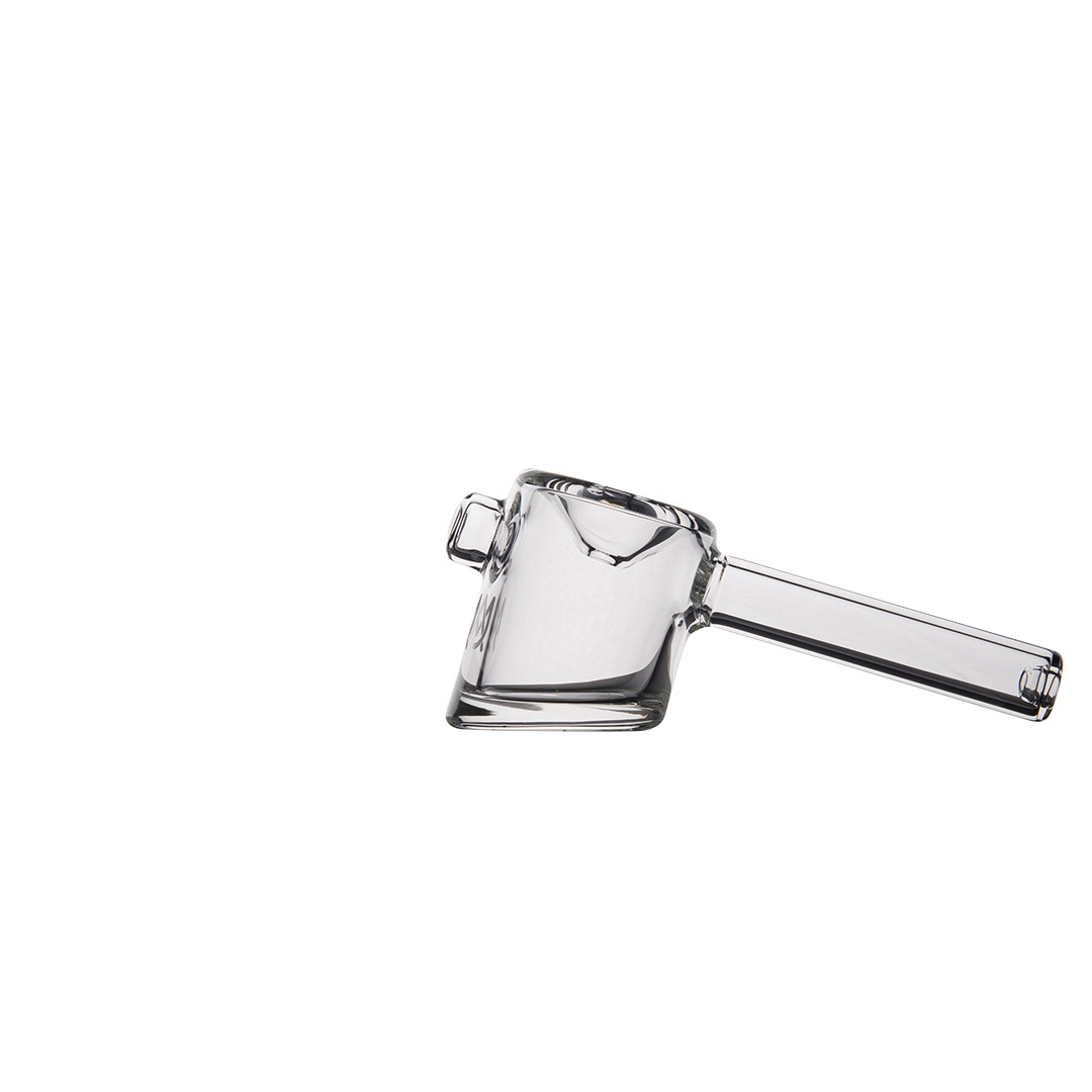 MJ Arsenal Kickstand Hand Pipe with clear glass and unique kickstand design