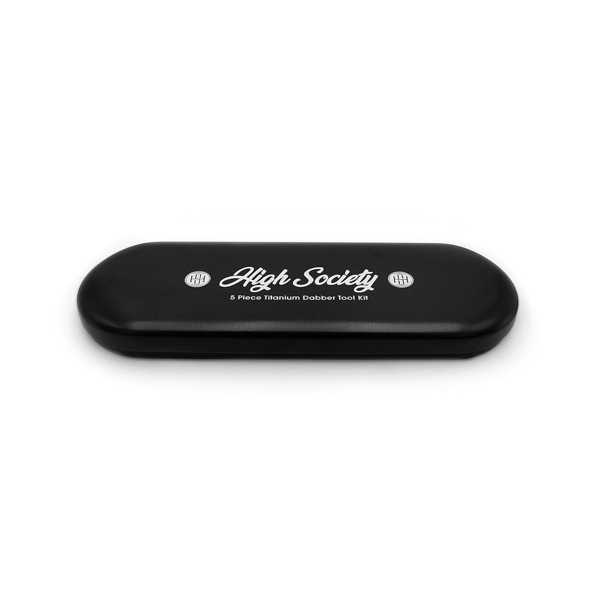 High Society Dabber's 5 Piece Tool Kit with Silicone Oil Jar - Closed Case View