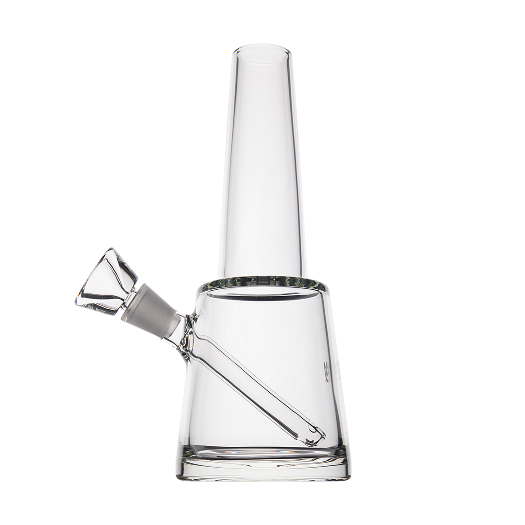 MJ Arsenal Summit Premium Glass Bong with Clear Borosilicate Body and 14mm Joint - Front View