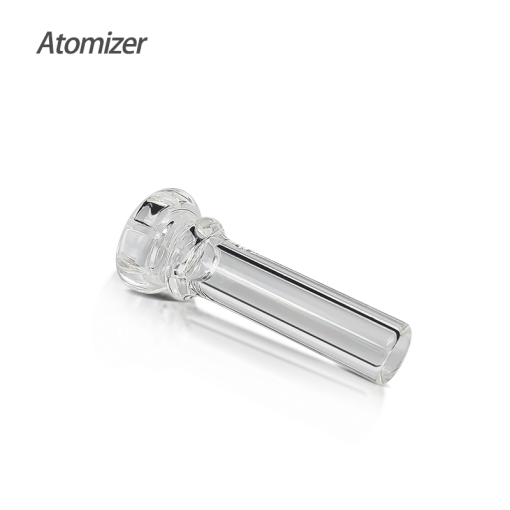 Waxmaid Dabber Dab Rig with Disc Percolator, Clear Glass, Front View