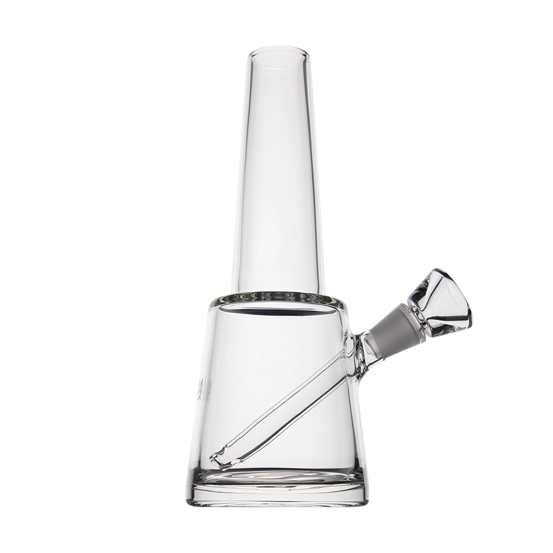 MJ Arsenal Summit Borosilicate Glass Bong with Reinforced Base and 14mm Joint - Front View