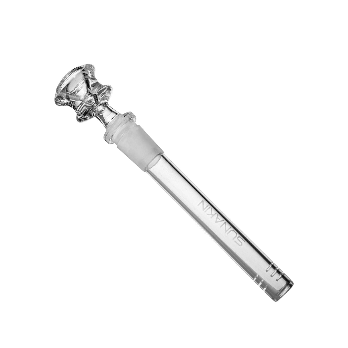 Sunakin America BKR9 Beaker Bong Downstem - Clear Glass - Side View