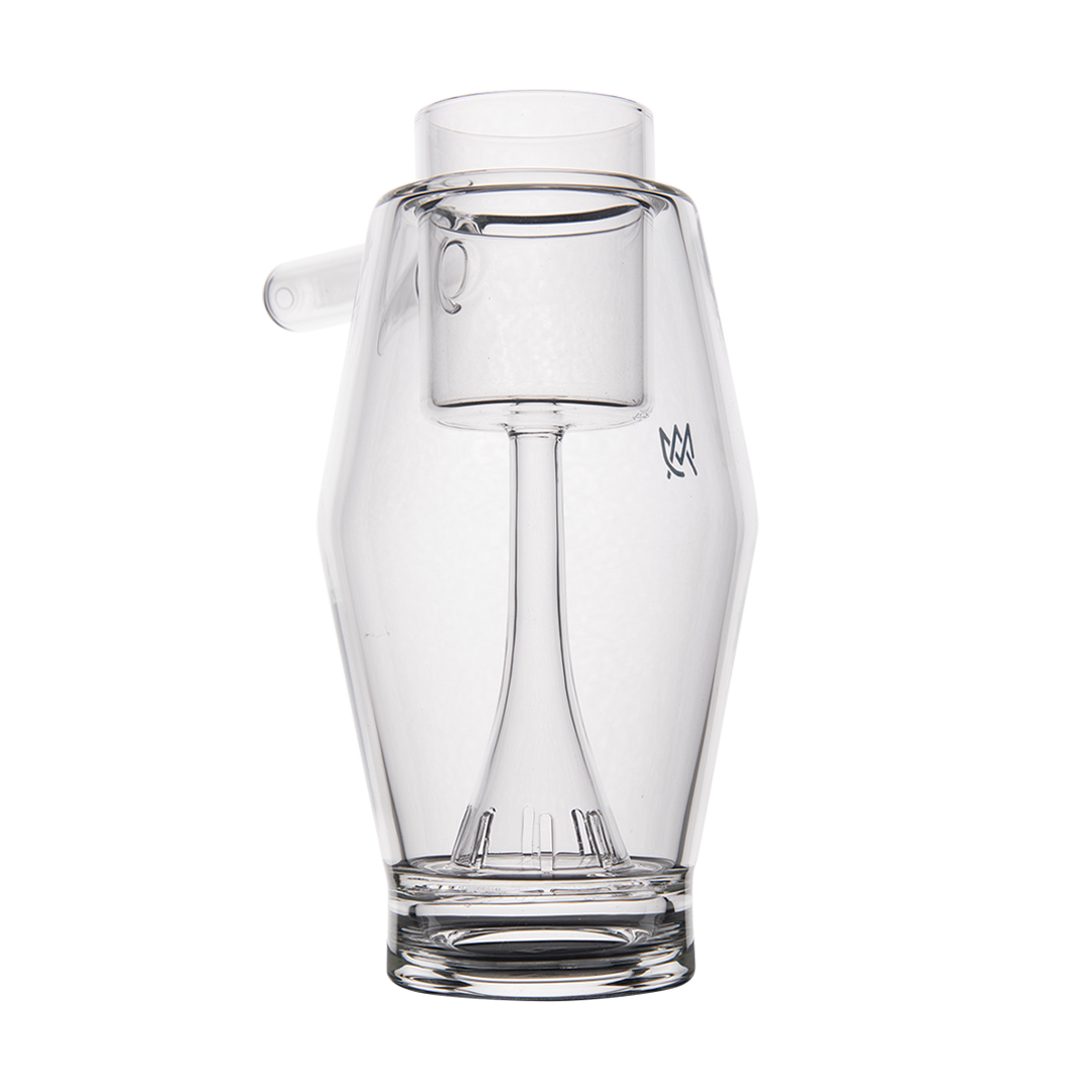 MJ Arsenal Proxy Bubbler, compact borosilicate glass dabbing accessory with clear view