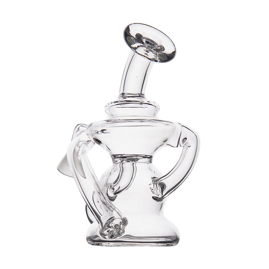MJ Arsenal Hydra Vape Edition - Portable Clear Glass E-Rig with Halo Ceramic Insert