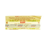 Front view of a single RAW Organic Hemp 1 1/4 Rolling Paper pack on a white background