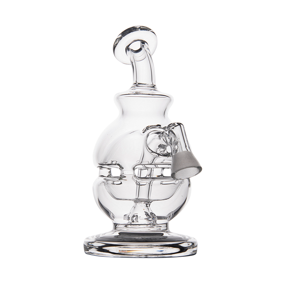 MJ Arsenal Royale Vape Edition mini dab rig with quartz banger front view on white background