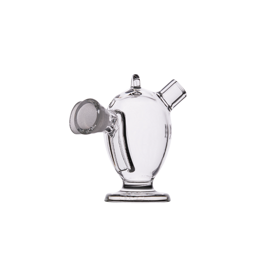 MJ Arsenal Dubbler Original Double Bubbler, compact design, 45-degree joint, side view on white background