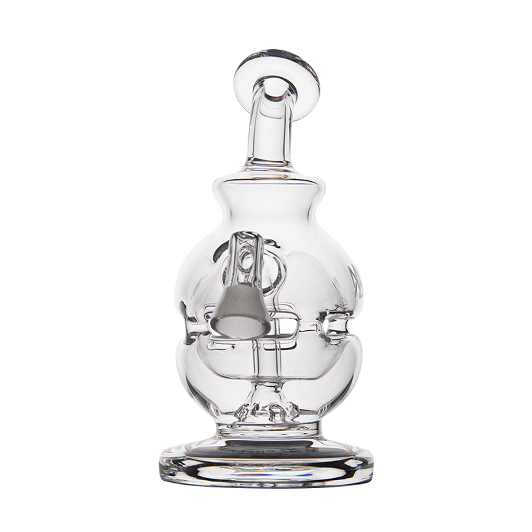 MJ Arsenal Royale Vape Edition mini dab rig front view on white background, compact and portable