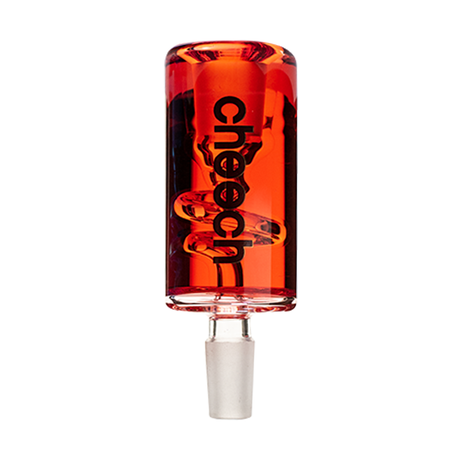 Cheech Glass 14mm Red Glycerin Adapter for Bongs and Dab Rigs, Front View