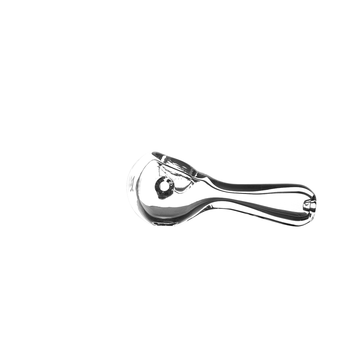 MJ Arsenal Pioneer Hand Pipe - Classic Glass Design - Isolated Side View