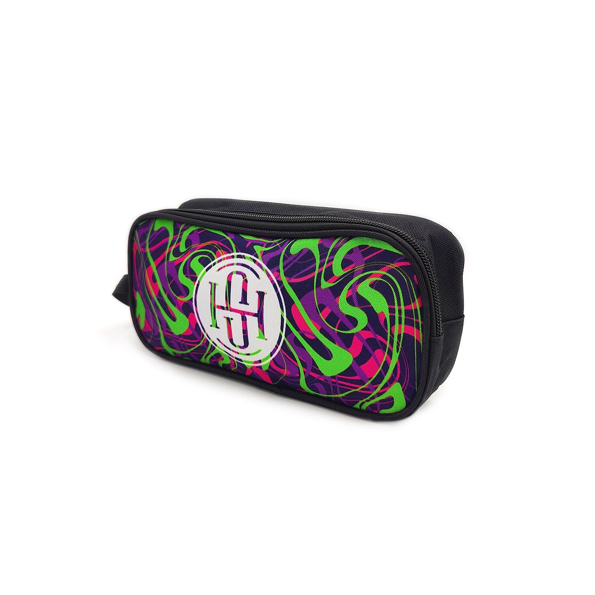 High Society Limited Edition Stash Case - Front View with Psychedelic Pattern