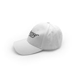 Primo Limited Edition Snap Back in White - Front View on Seamless Background