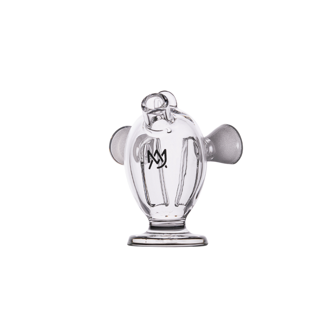 MJ Arsenal Dubbler Original Double Bubbler, compact & portable design, 45-degree joint, front view