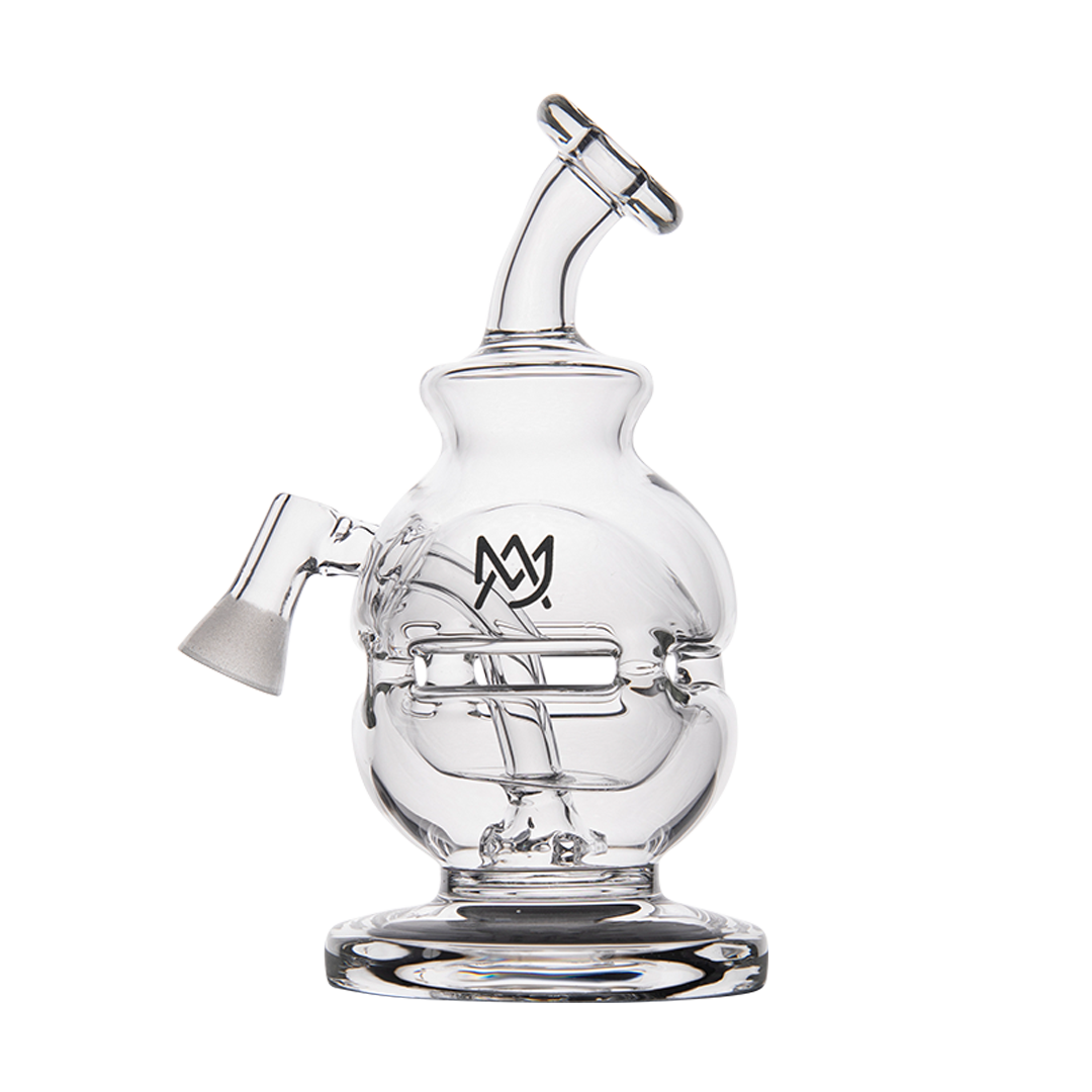 MJ Arsenal Royale Vape Edition dab rig, front view on seamless white background, compact and portable