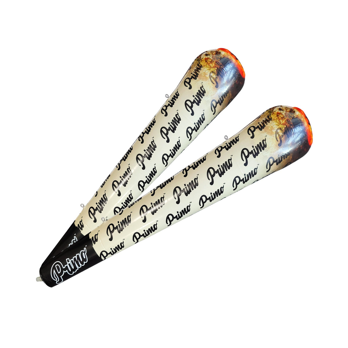 Primo Inflatable Pre-Roll Cone with Branded Design - Angled View