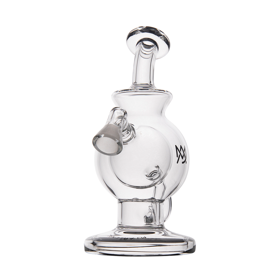 MJ Arsenal Atlas Vape Edition mini dab rig, front view on white background, compact and portable