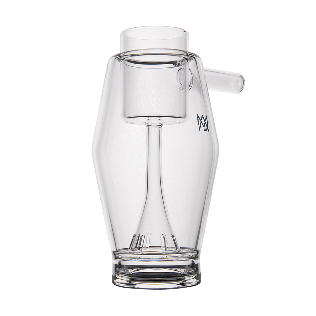 MJ Arsenal Proxy Bubbler - Clear Borosilicate Glass Dabbing Accessory, Front View