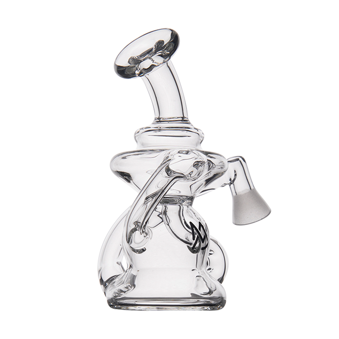 MJ Arsenal Hydra Vape Edition Mini Dab Rig - Clear Glass with Side Percolator