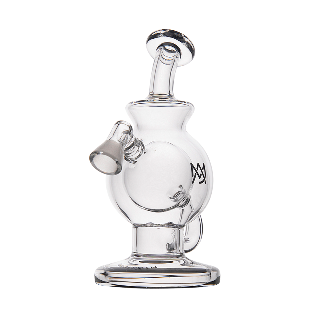 MJ Arsenal Atlas Vape Edition mini dab rig front view with compact design for portability
