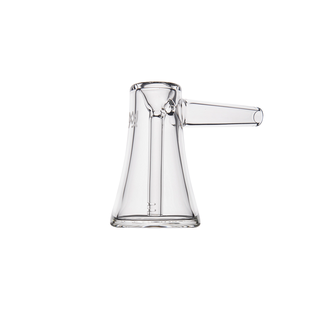 MJ Arsenal Vulkan Bubbler - Ergonomic Clear Glass with Pure Filtration - Front View