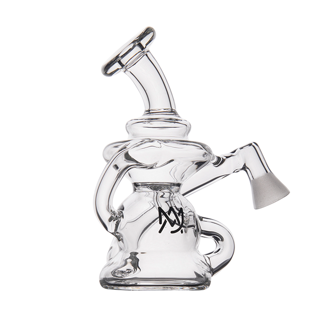 MJ Arsenal Hydra Vape Edition mini dab rig with clear glass and side percolation chamber