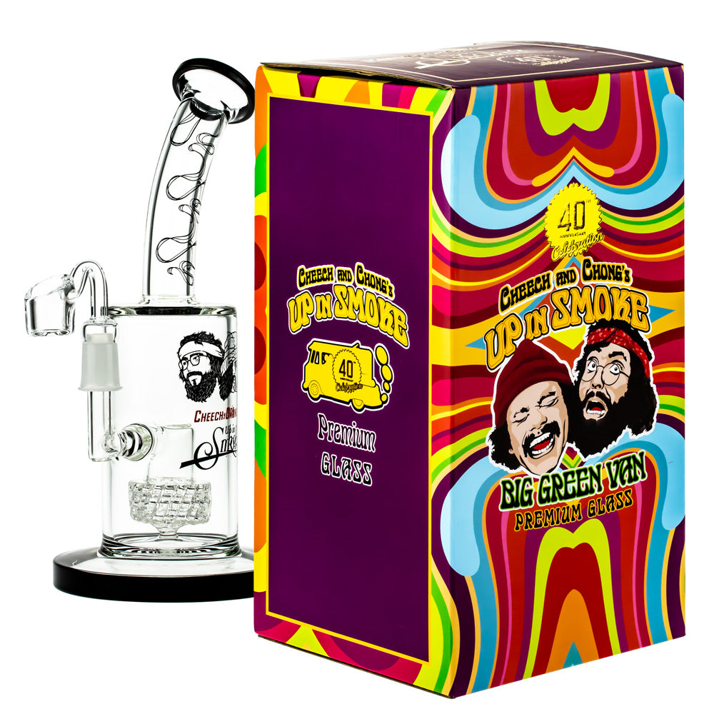 Cheech & Chong 40th Anniversary Big Green Van Extract Water Pipe with Box