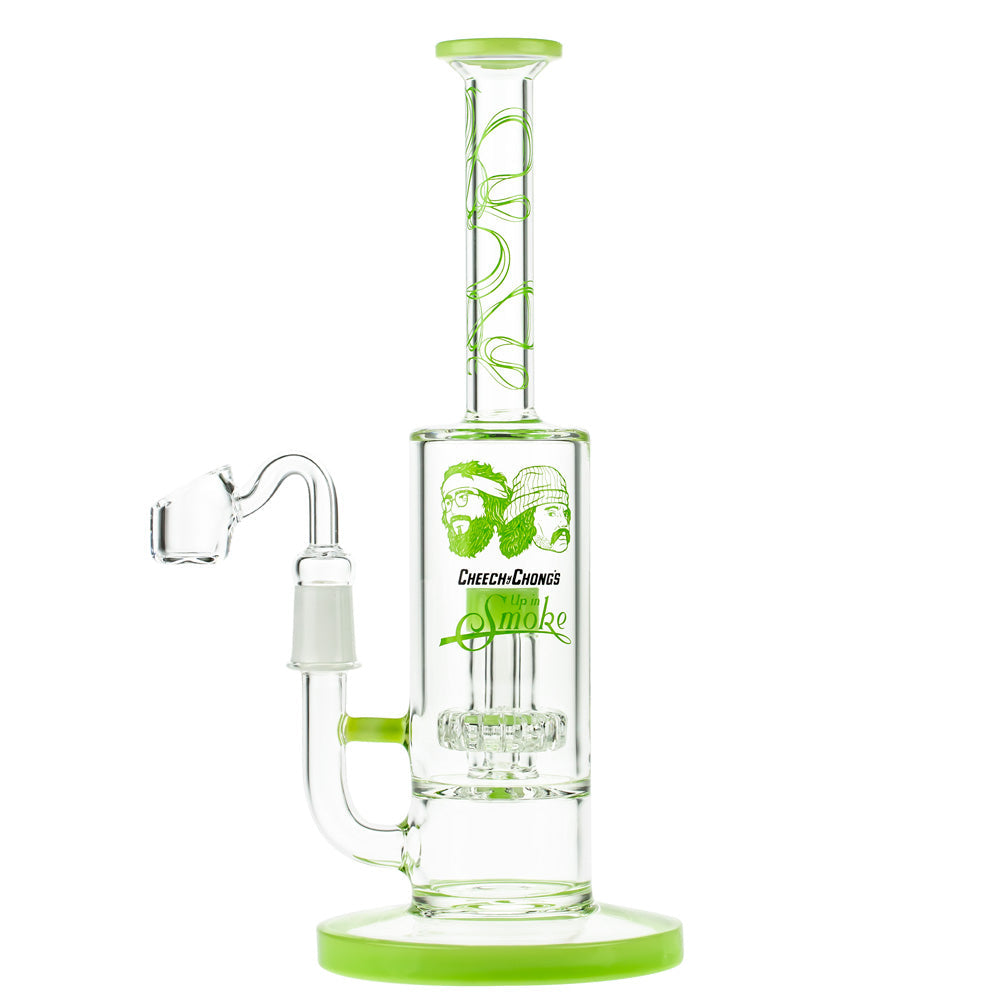 Cheech & Chong 40th Anniversary Great Dane Extract Water Pipe in Milky Green with Showerhead Percolator