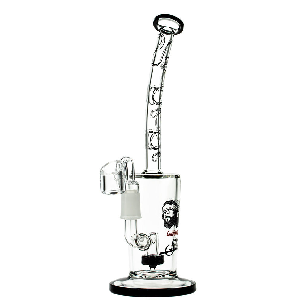 Cheech & Chong 40th Anniversary Maui Waui 10" Dab Rig with Showerhead Percolator - Front View