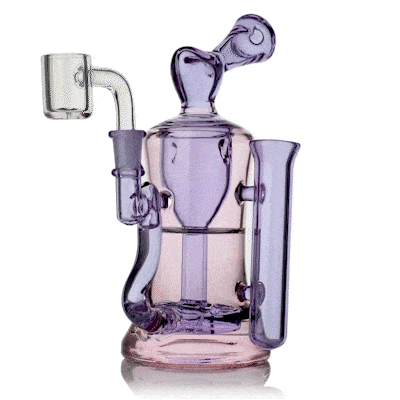 MJ Arsenal The Petal Rig Valentine's 2024 edition with quartz bucket, front view on white background