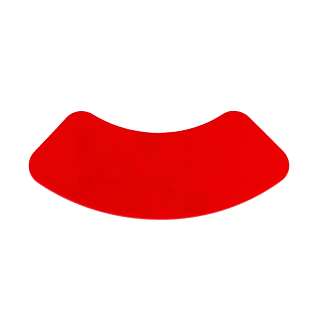 Blazy Susan red spinning rolling tray top view, ideal for organizing smoking accessories