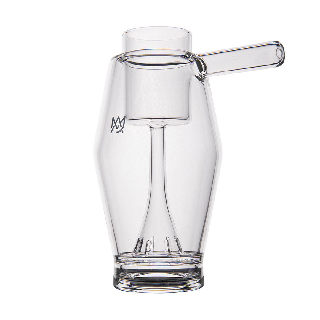 MJ Arsenal Proxy Bubbler made of Borosilicate Glass, front view on a white background