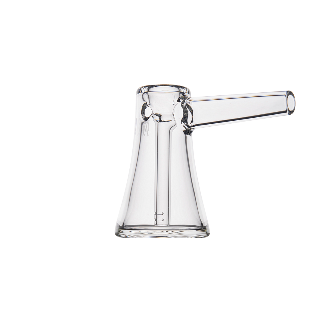 MJ Arsenal Vulkan Bubbler - Clear Glass with Compact Design - Front View