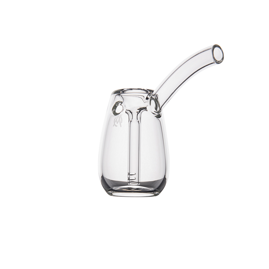 MJ Arsenal Bulb Mini Portable Bubbler, 100% Borosilicate Glass, Front View