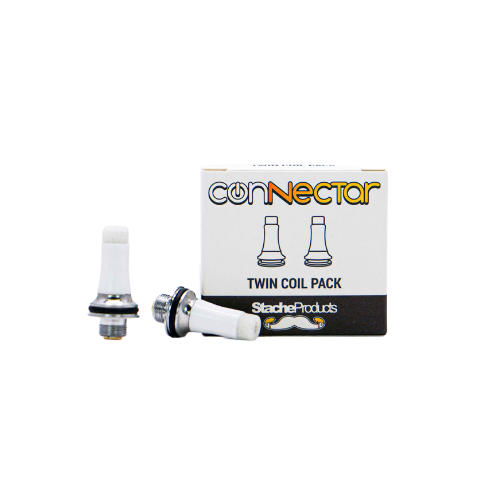 Stacheproducts Crushed Quartz Twin Pack, front view with box and two coil pieces