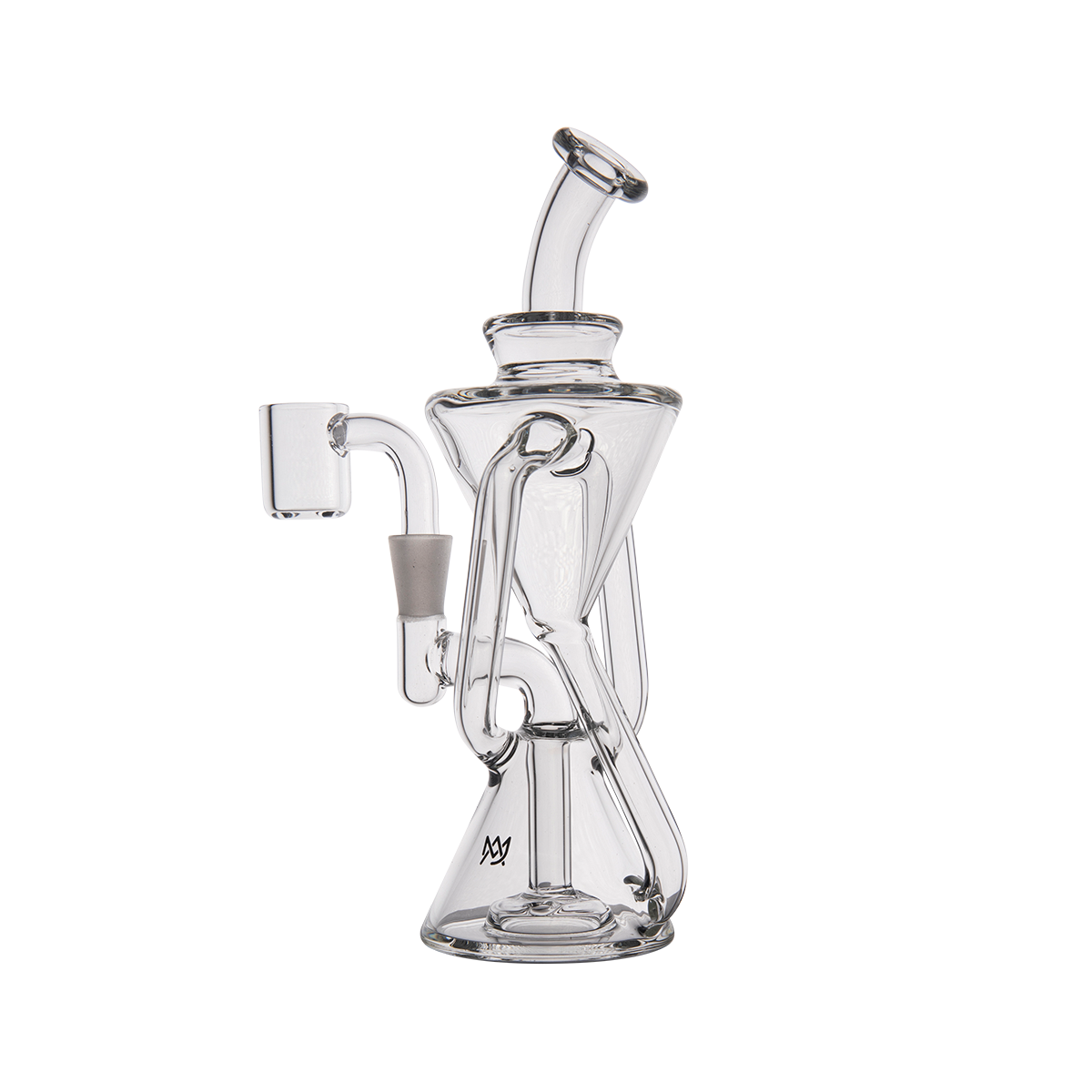 MJ Arsenal Time Turner Mini Dab Rig with Quartz Bucket - Front View