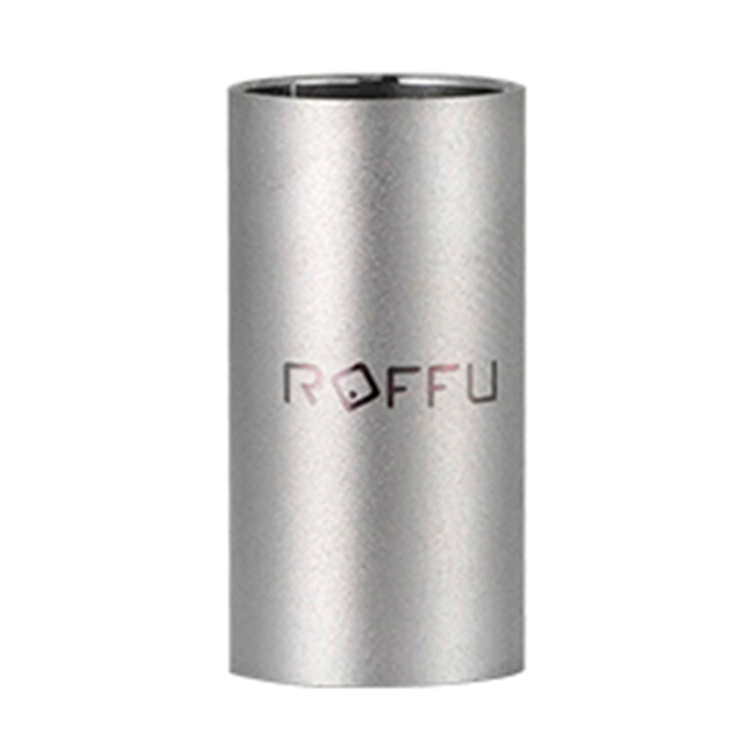 XVAPE XLUX Roffu Metal Chamber front view on a white background, sleek design for vaping